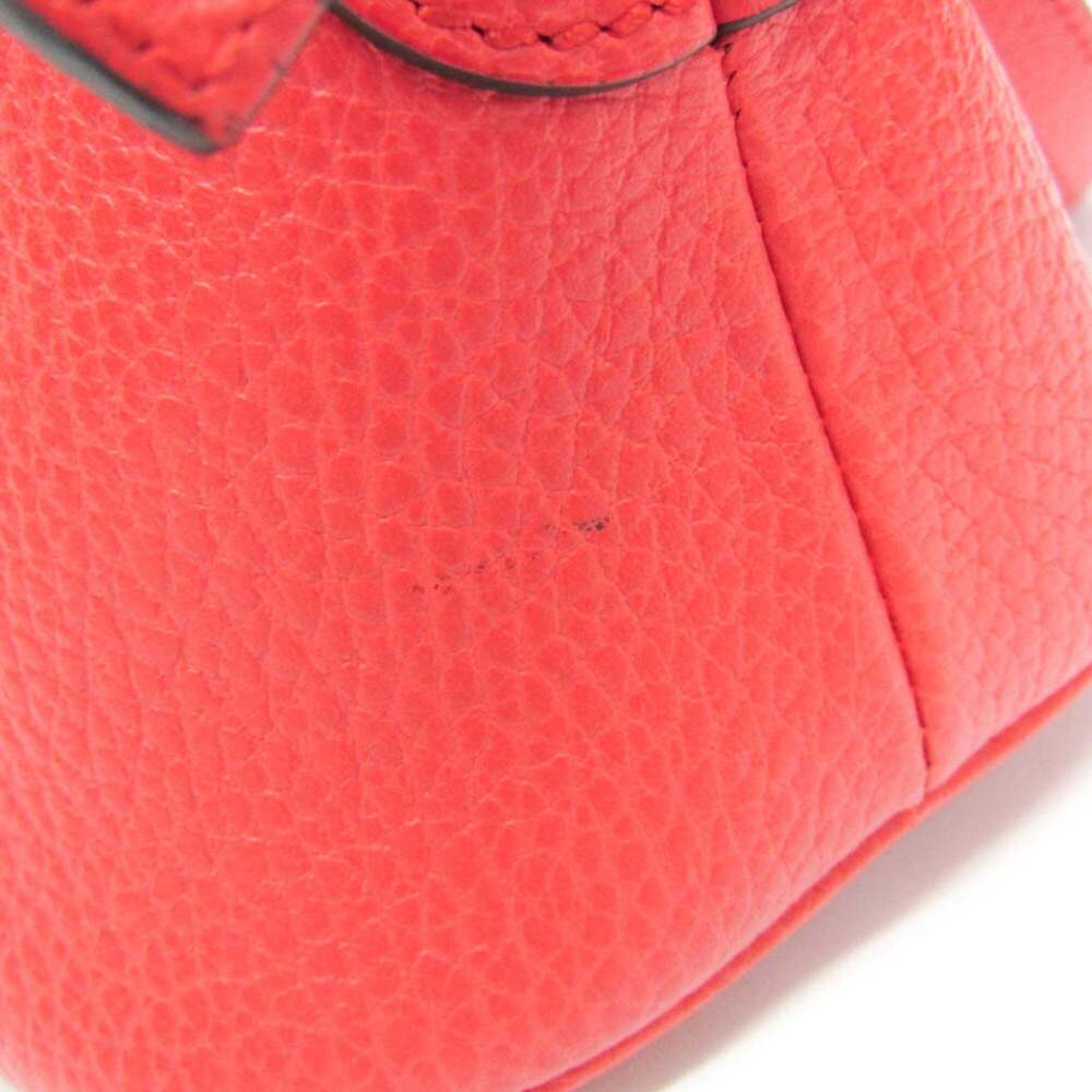 GUCCI Red Leather Shoulder Bag - Picture 7 of 15